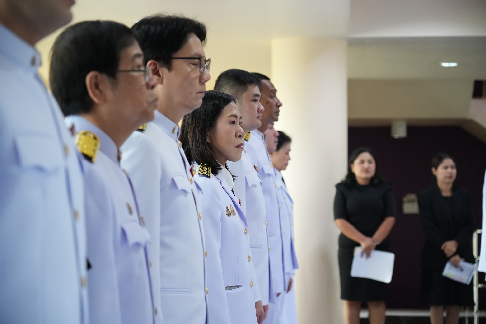 Holds Condolence Ceremony