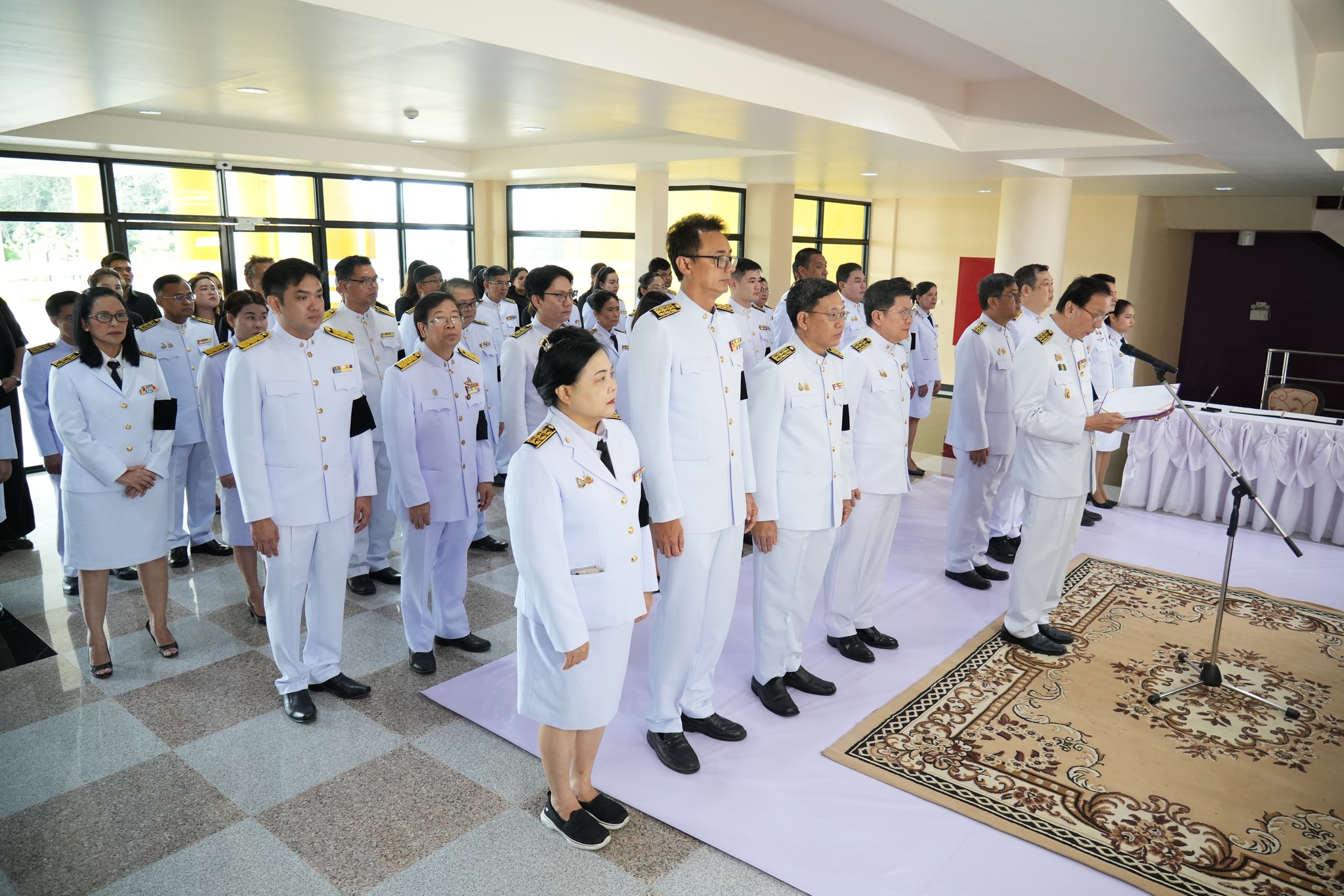 Holds Condolence Ceremony