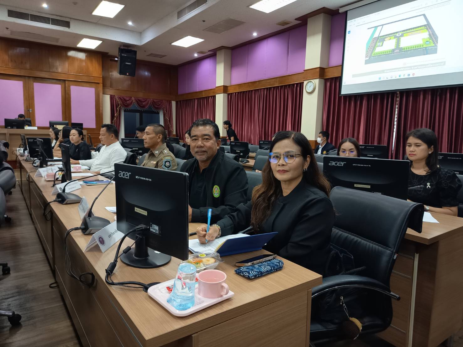 ประชุมเตรียมดอกไม้จันทน์