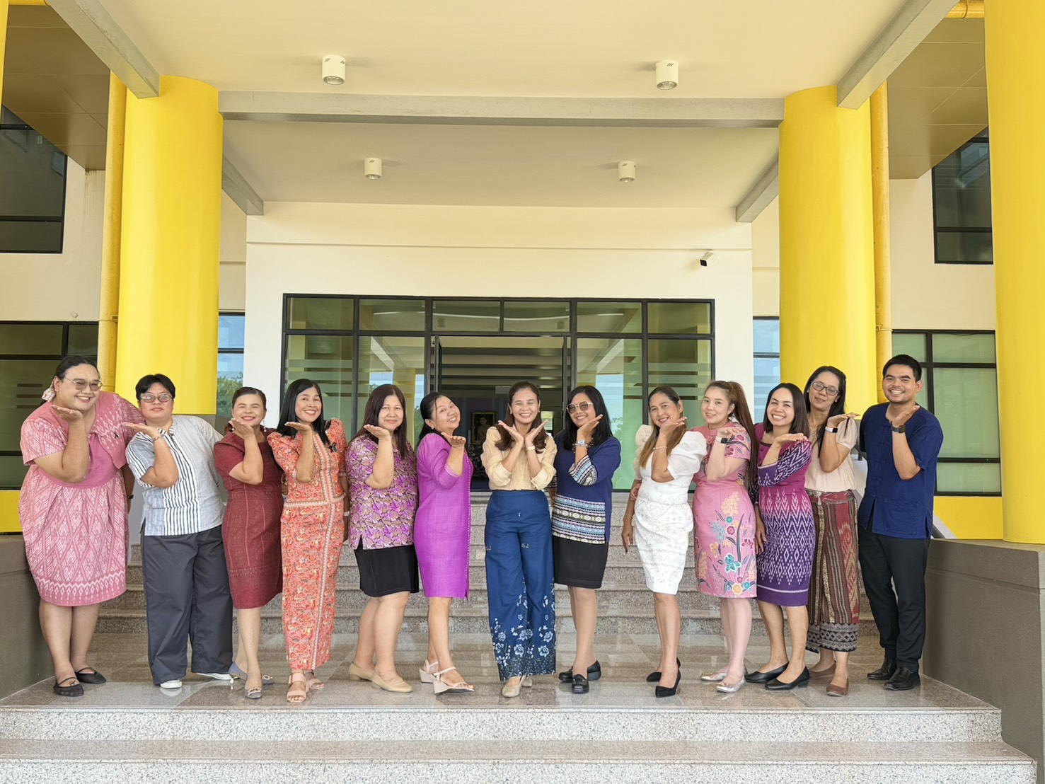 Thai identity through traditional dress.