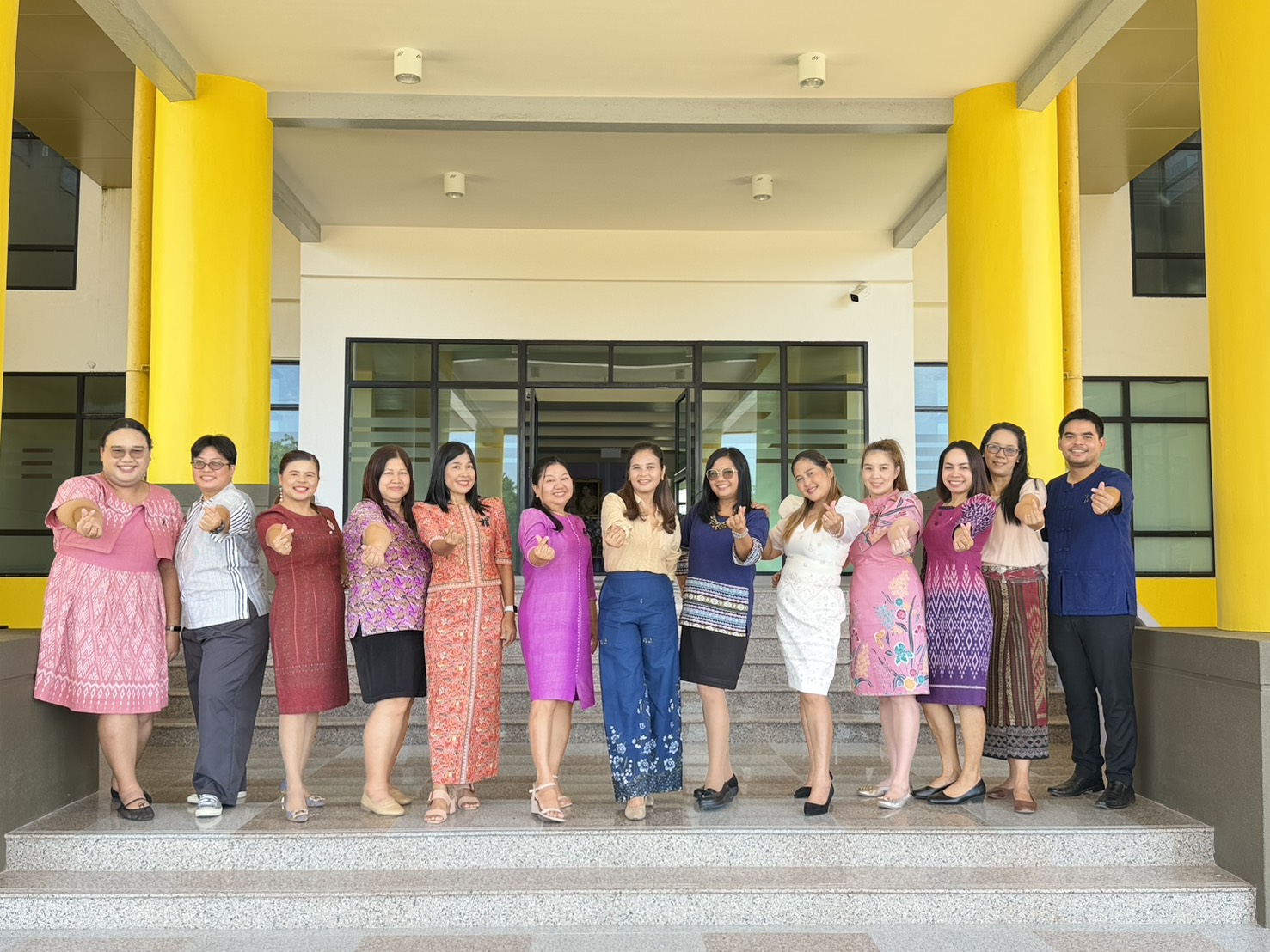 Thai identity through traditional dress.