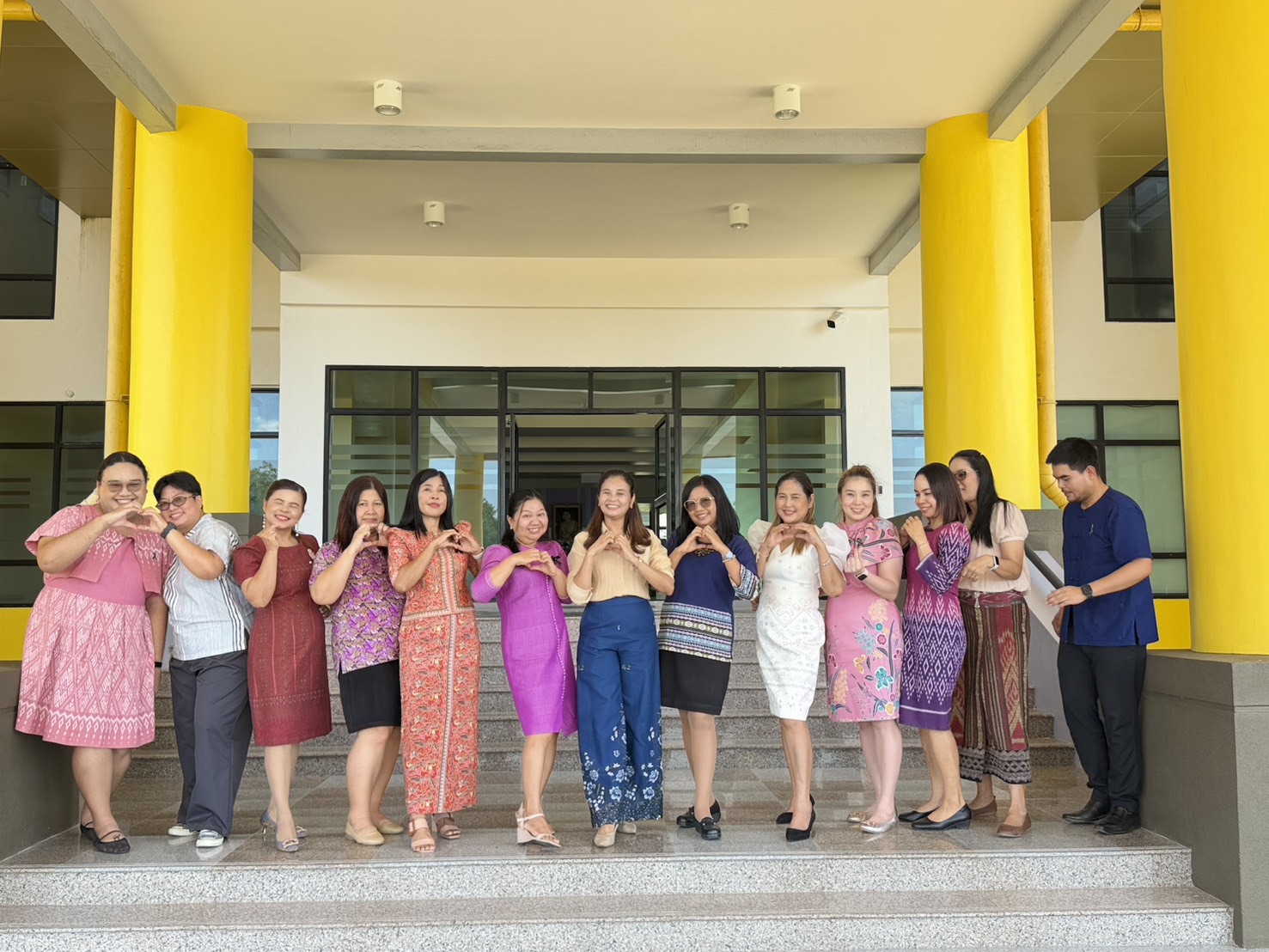 Thai identity through traditional dress.