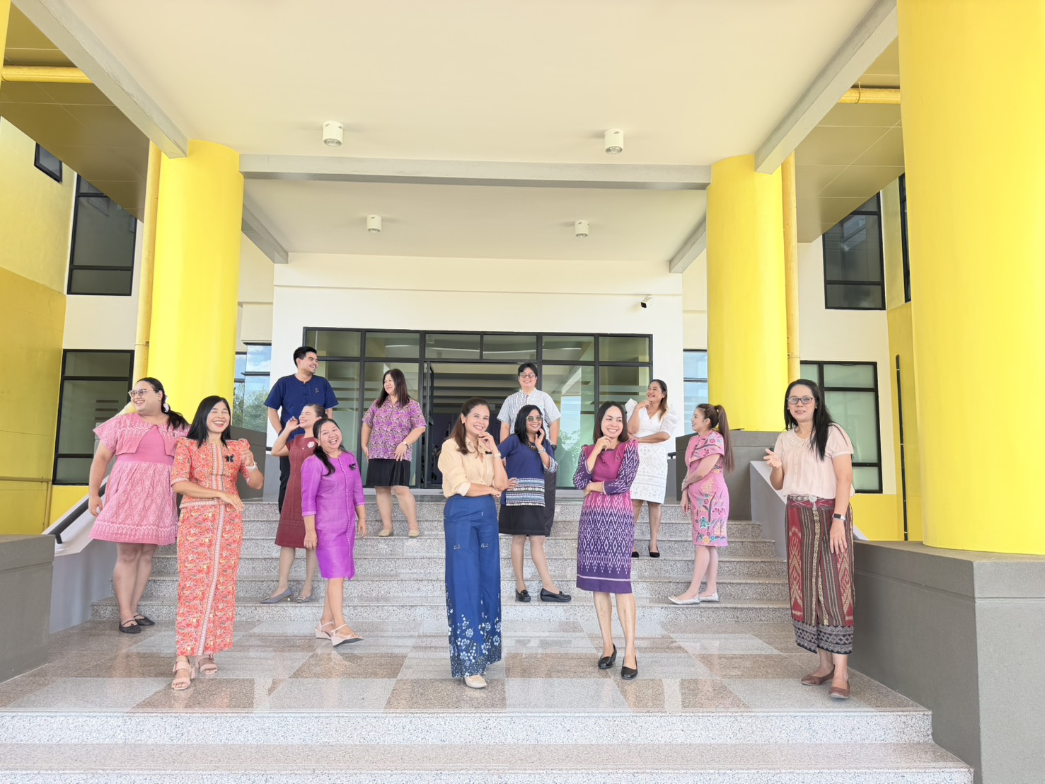 Thai identity through traditional dress.