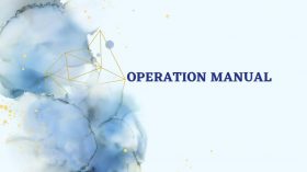 operation manual